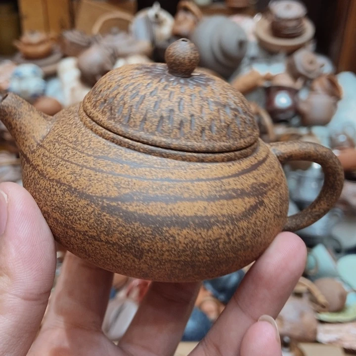 柴烧老岩泥高端茶器
