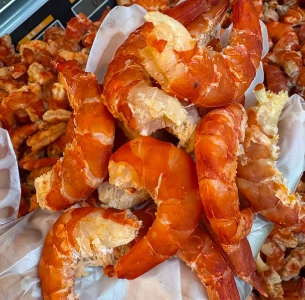 活虾现烤纯野九节虾大虾干湛江特产虾干即食大虾仁无盐原味大海米