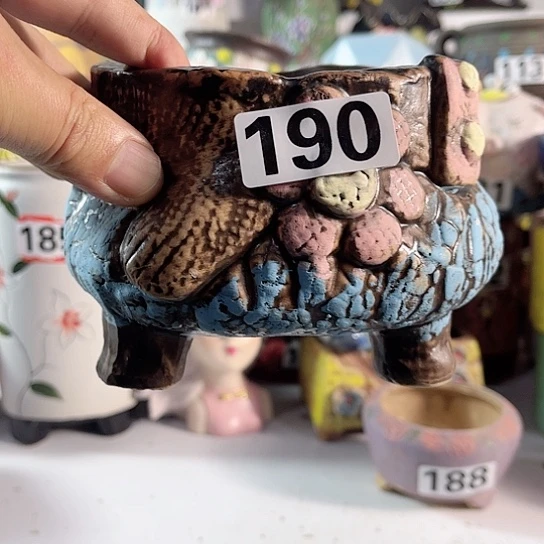 红陶多肉植物花盆