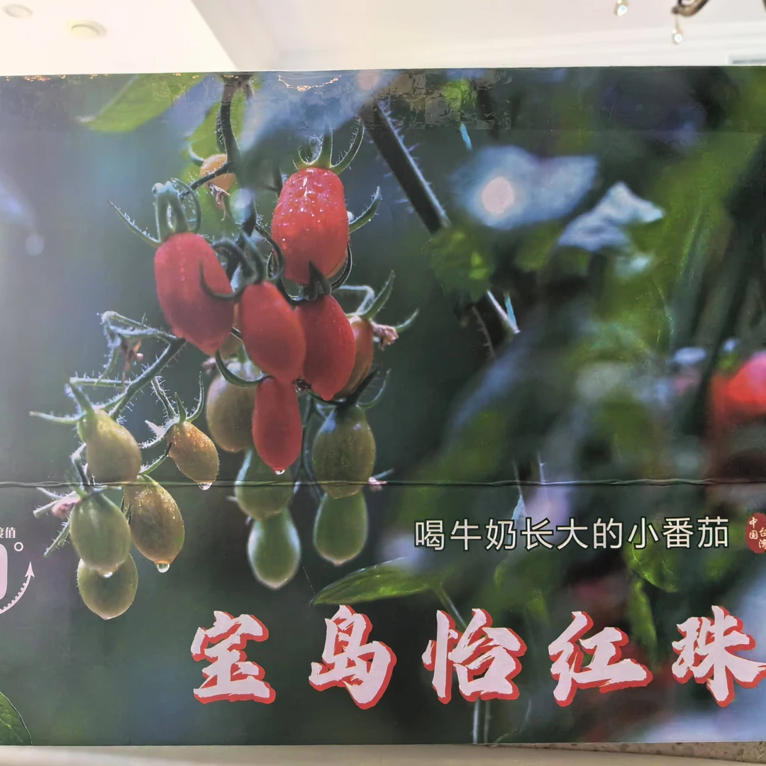 宝岛怡红珠小番茄，绿色果蔬，香甜软糯，皮薄多汁，上市了