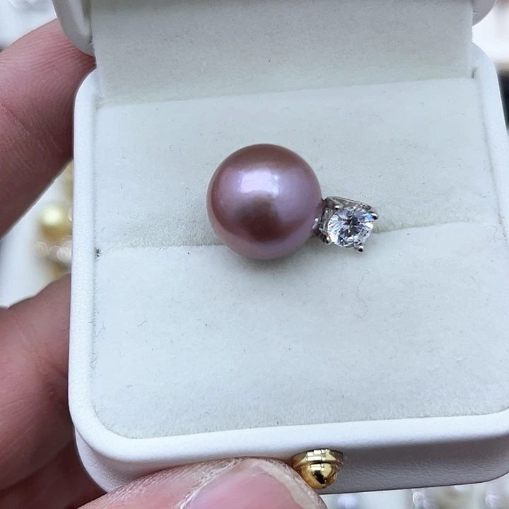 淡水珍珠颈饰银S925镶嵌