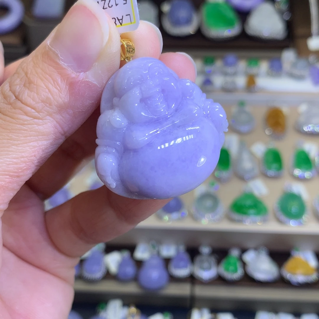 翡翠18K金镶嵌颈饰翡翠
