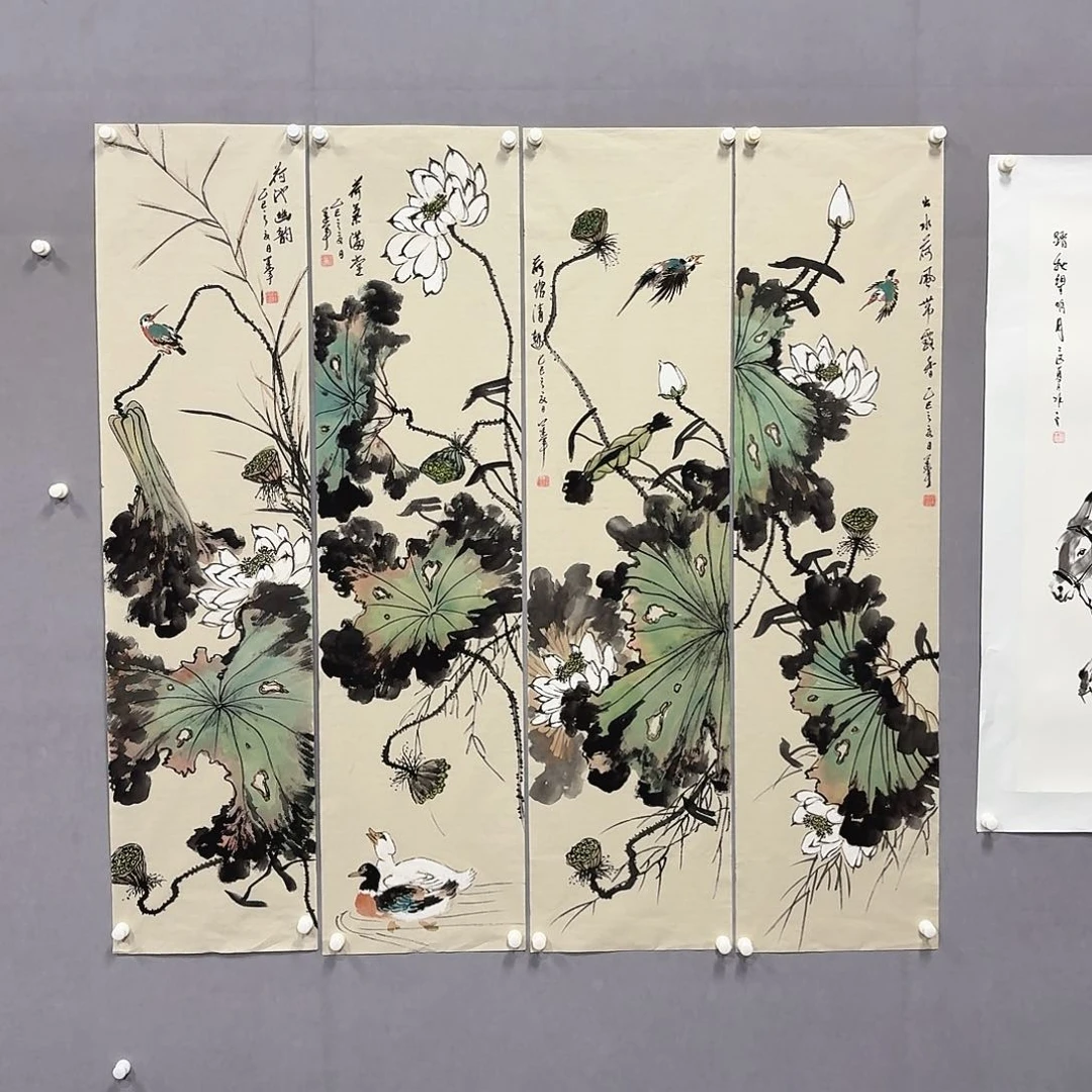 国画亲笔手绘放心去藏