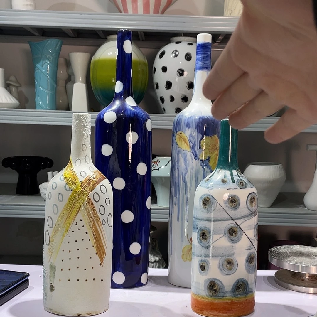 瓶陶瓷花器摆件系列-一套