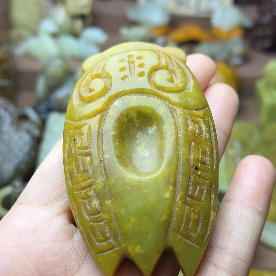 白玉菩提吊坠16。。