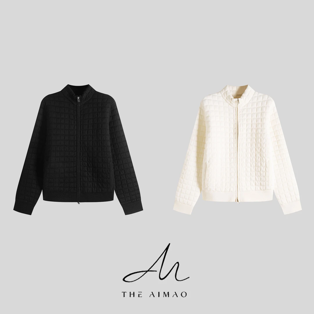 【THE AIMAO】“雅致格调”100%羊毛特种机夹棉加厚保暖外套XYX83042