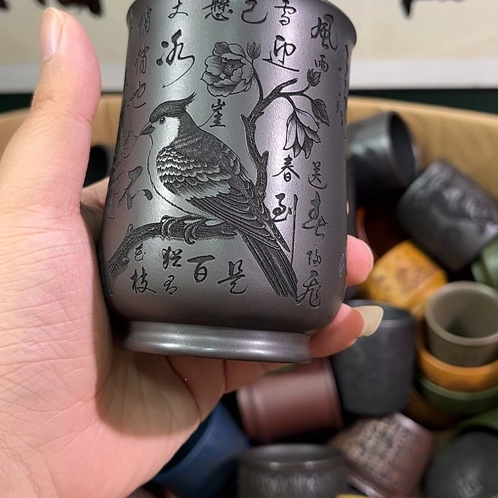 茶杯紫砂全手工紫砂主人杯