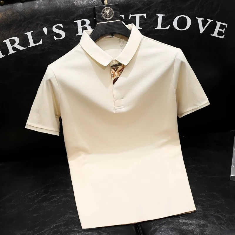 仓石一树男士polo衫短袖夏季轻商务潮流百搭休闲上衣轻奢痞帅男装