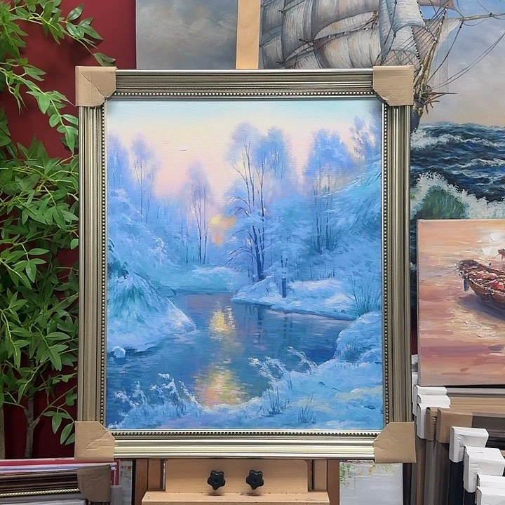 油画5868油画作品入选全国
