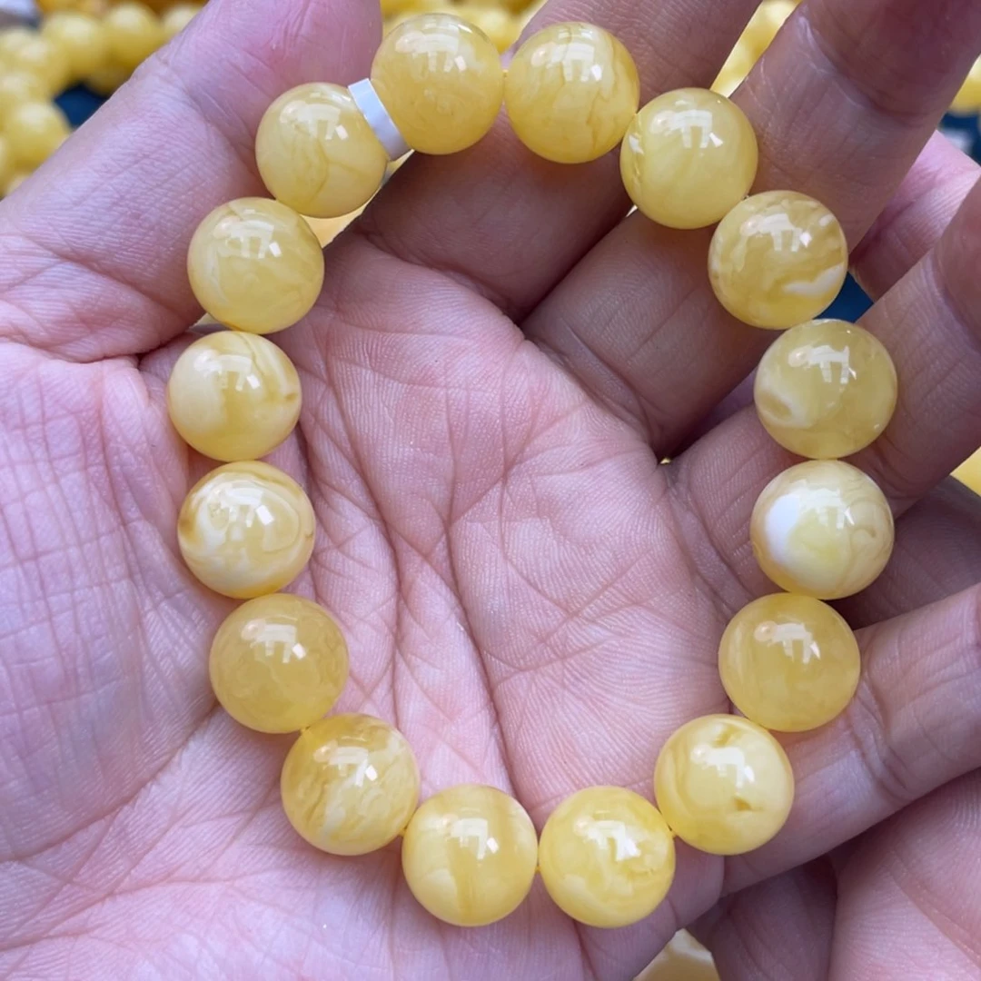 琥珀裸石未镶嵌琥珀蜜蜡12m m