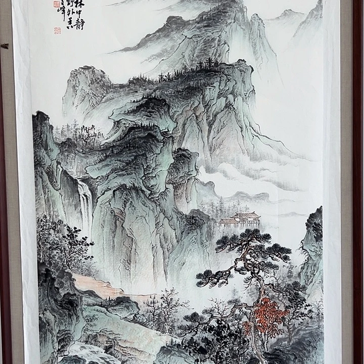 国画李文峰的画作