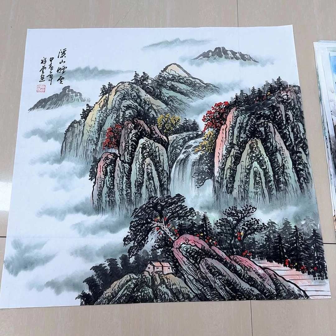 国画国画作品集一个