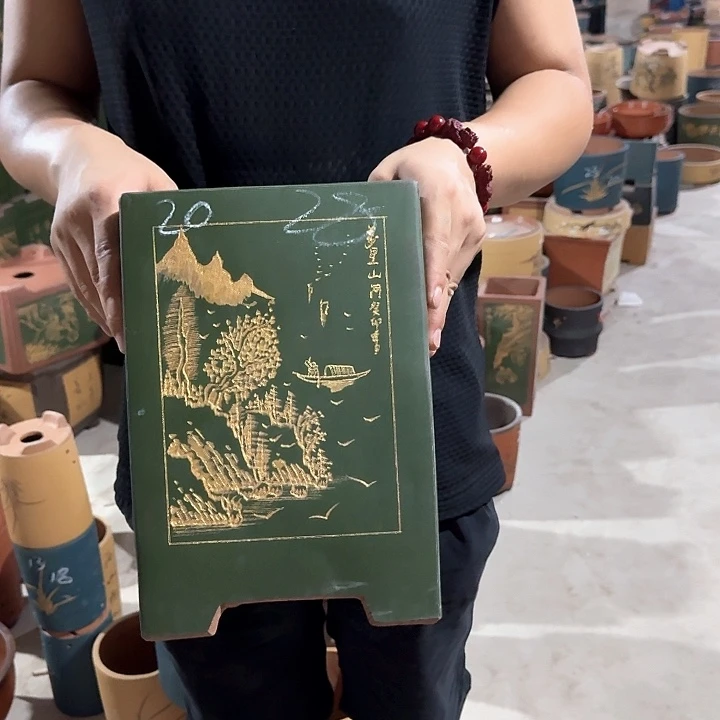 紫砂花盆紫砂花盆