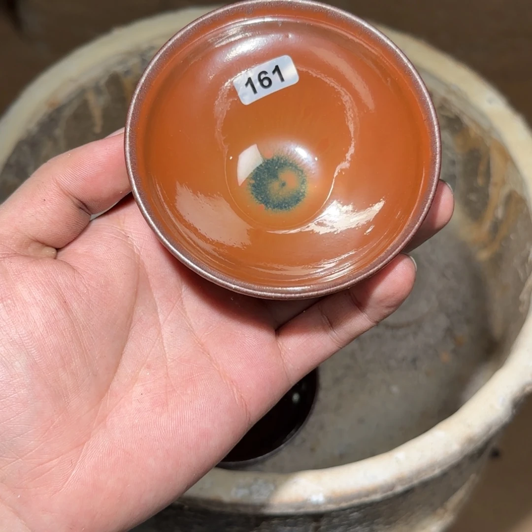 茶盏焦源柴烧自然还原161
