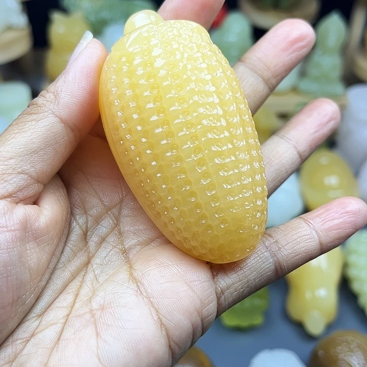 玉石雕刻品碧玺（处理）风**舟
