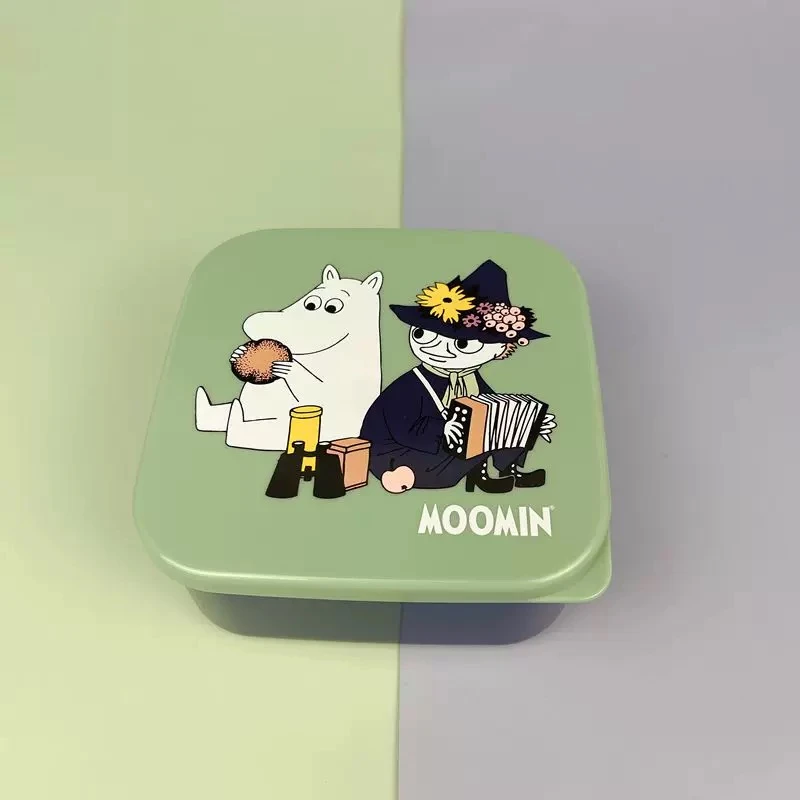 阪织屋姆明野餐盒可爱卡通学生上班族午餐便当盒