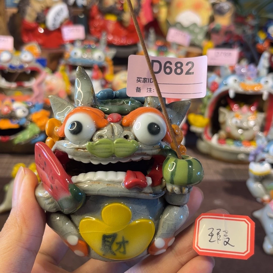 泥塑纯手工茶宠摆件