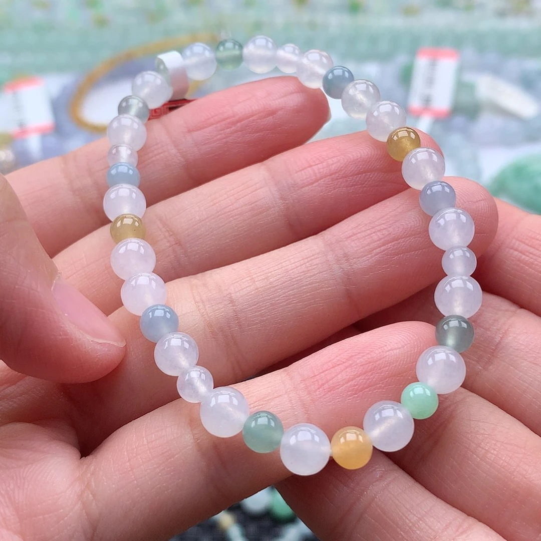 翡翠手链未镶嵌翡翠