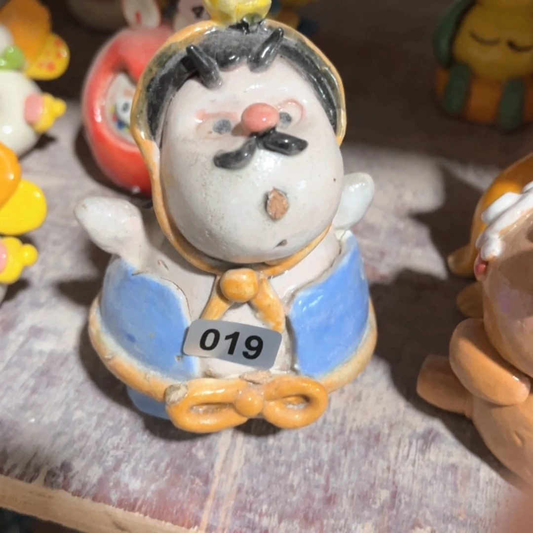 摆件纯手工抽象陶瓷摆件微瑕019