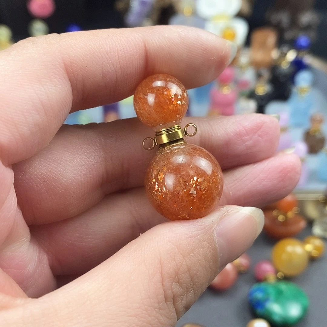 查罗石颈饰合金小*爱天然