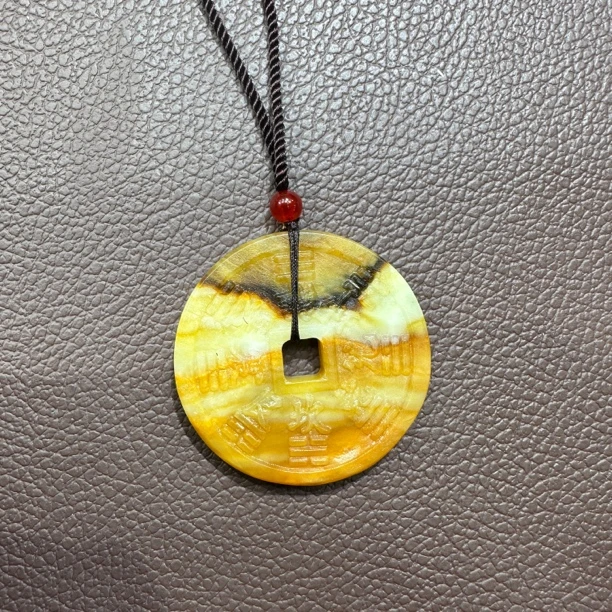 新年必备山鬼花钱挂饰 可挂钥匙扣汽车挂饰天然花玉多样性发一个