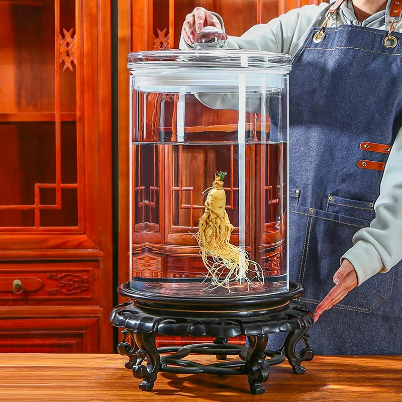 30厘米大口径加厚大容量密封泡酒专用酒瓶装酒玻璃瓶酒坛酒缸