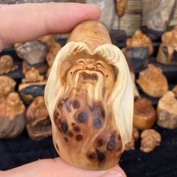 柏木（崖柏）手把件