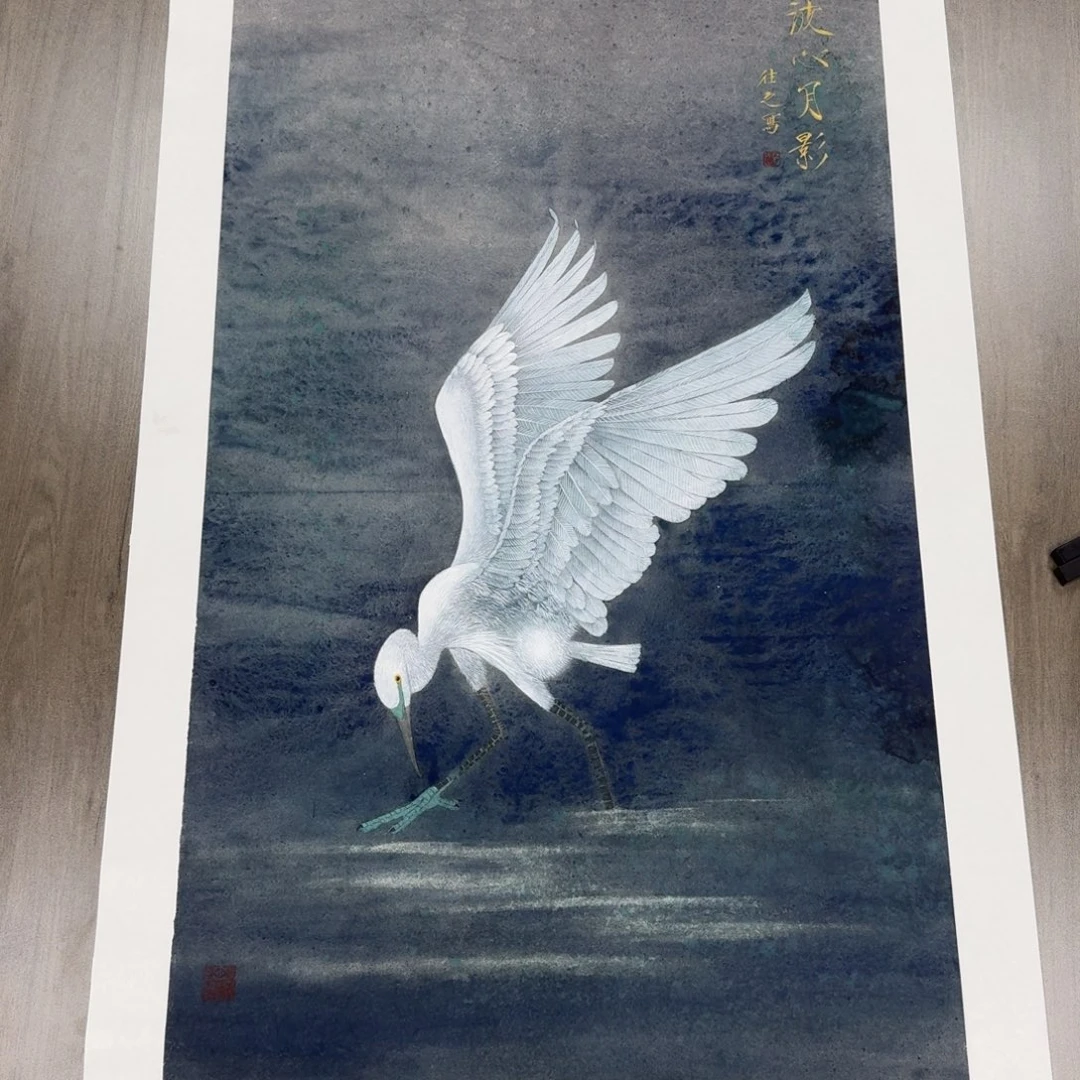 国画国画作品山水花鸟