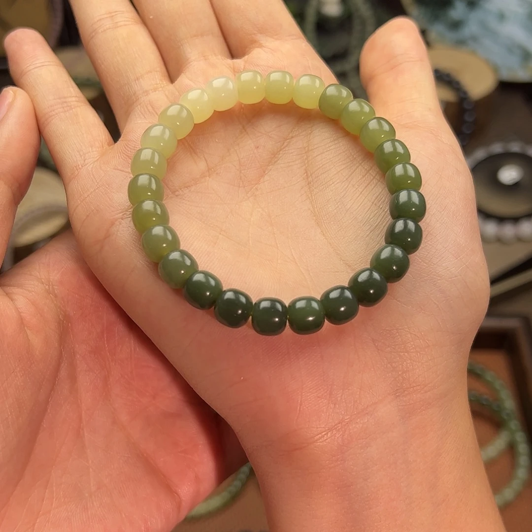 和田玉未镶嵌手链