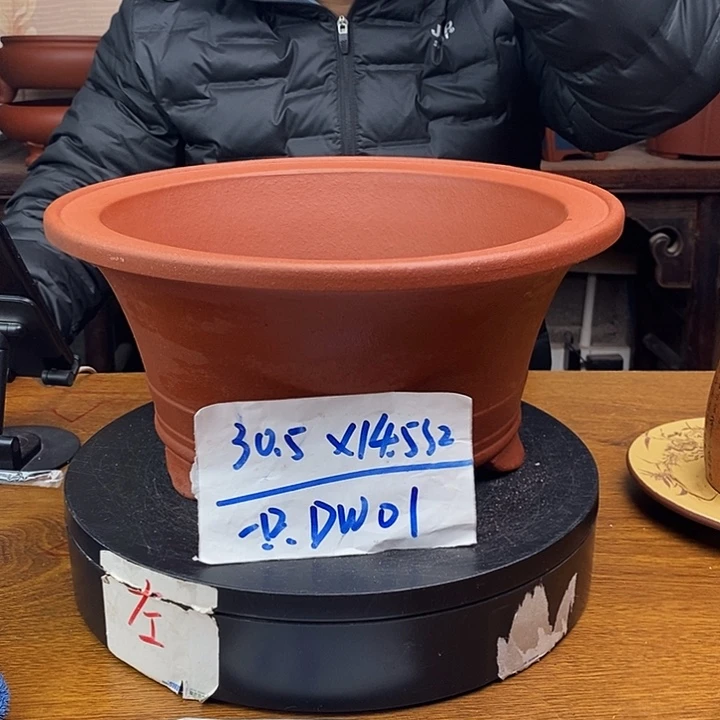 紫砂花盆货号一只DW01