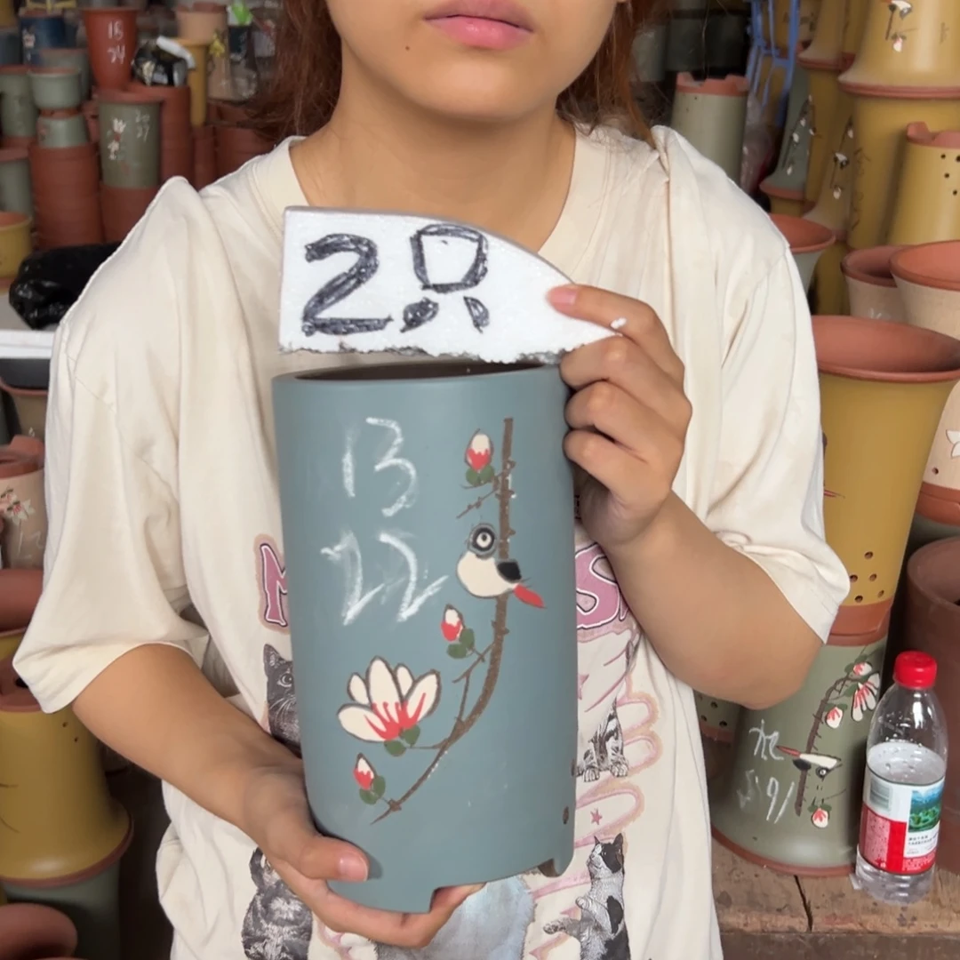宜兴川阁紫砂花盆