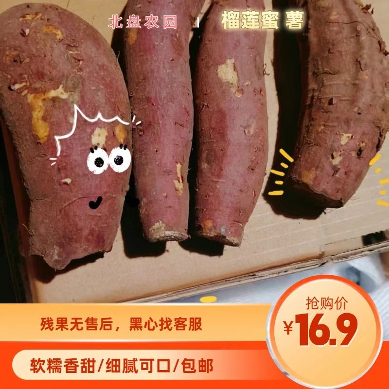 【残果】北盘农园蜜薯香甜丝软糯香甜沙地红薯