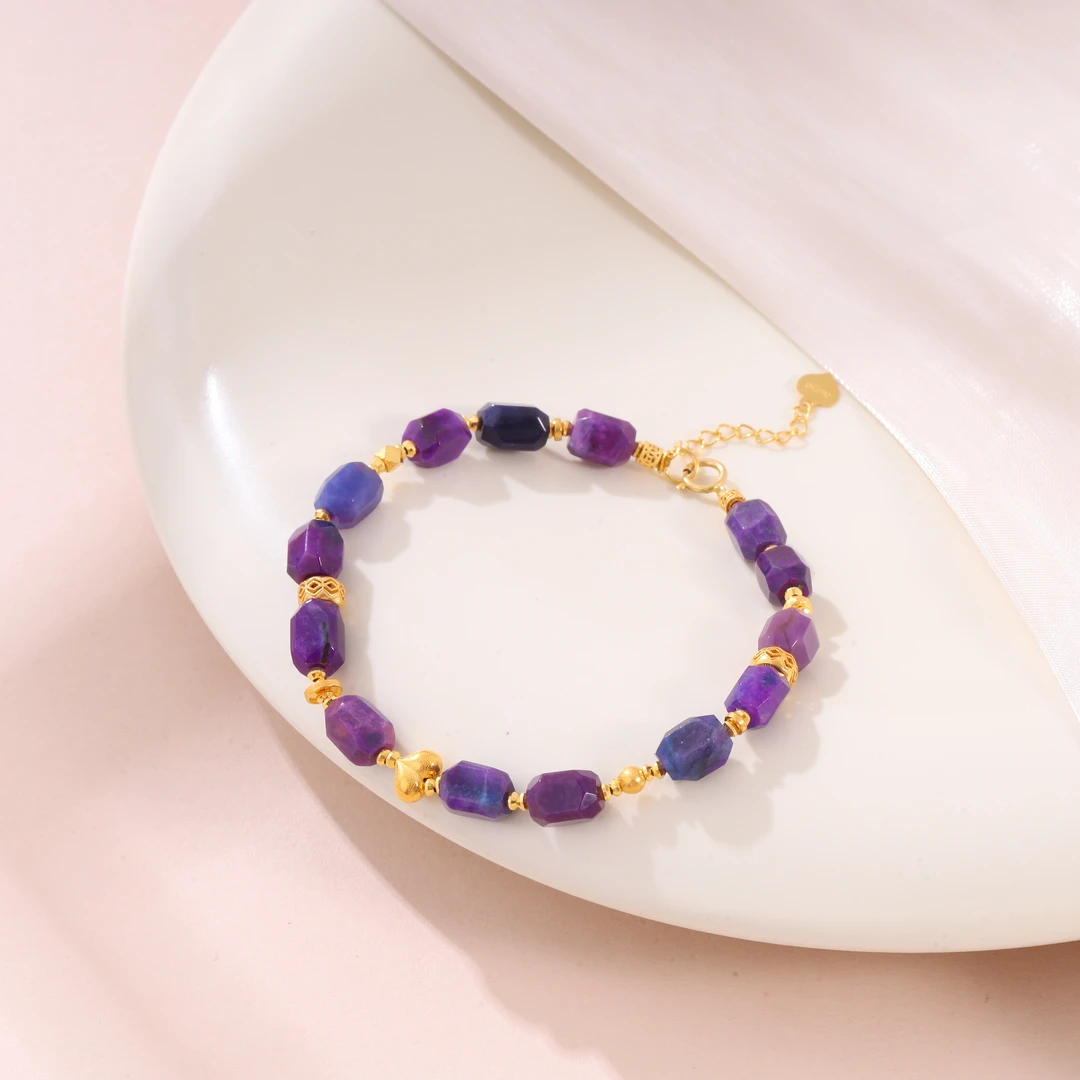 【不二】舒俱来18k金DIY切面手链