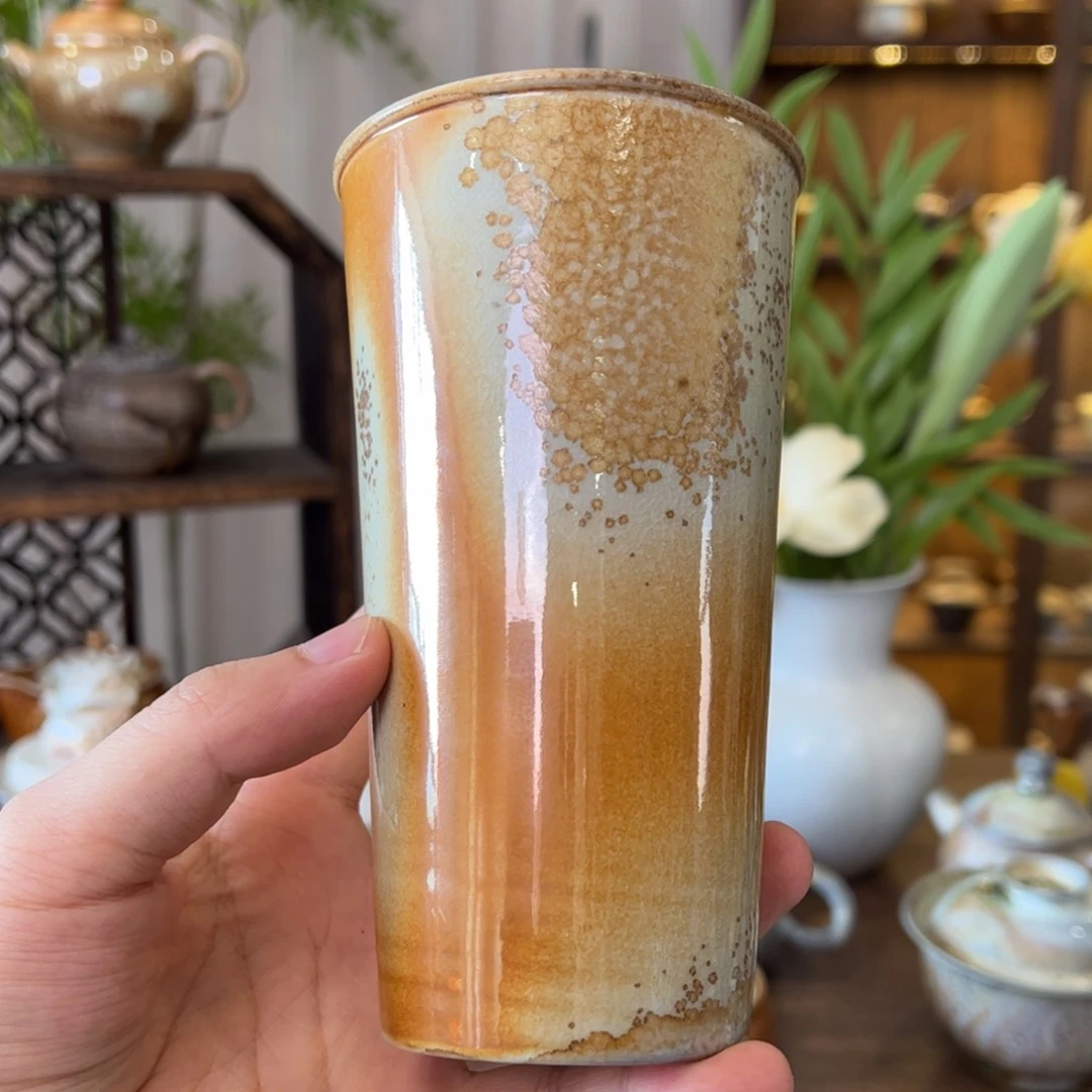 可乐杯景德镇柴烧