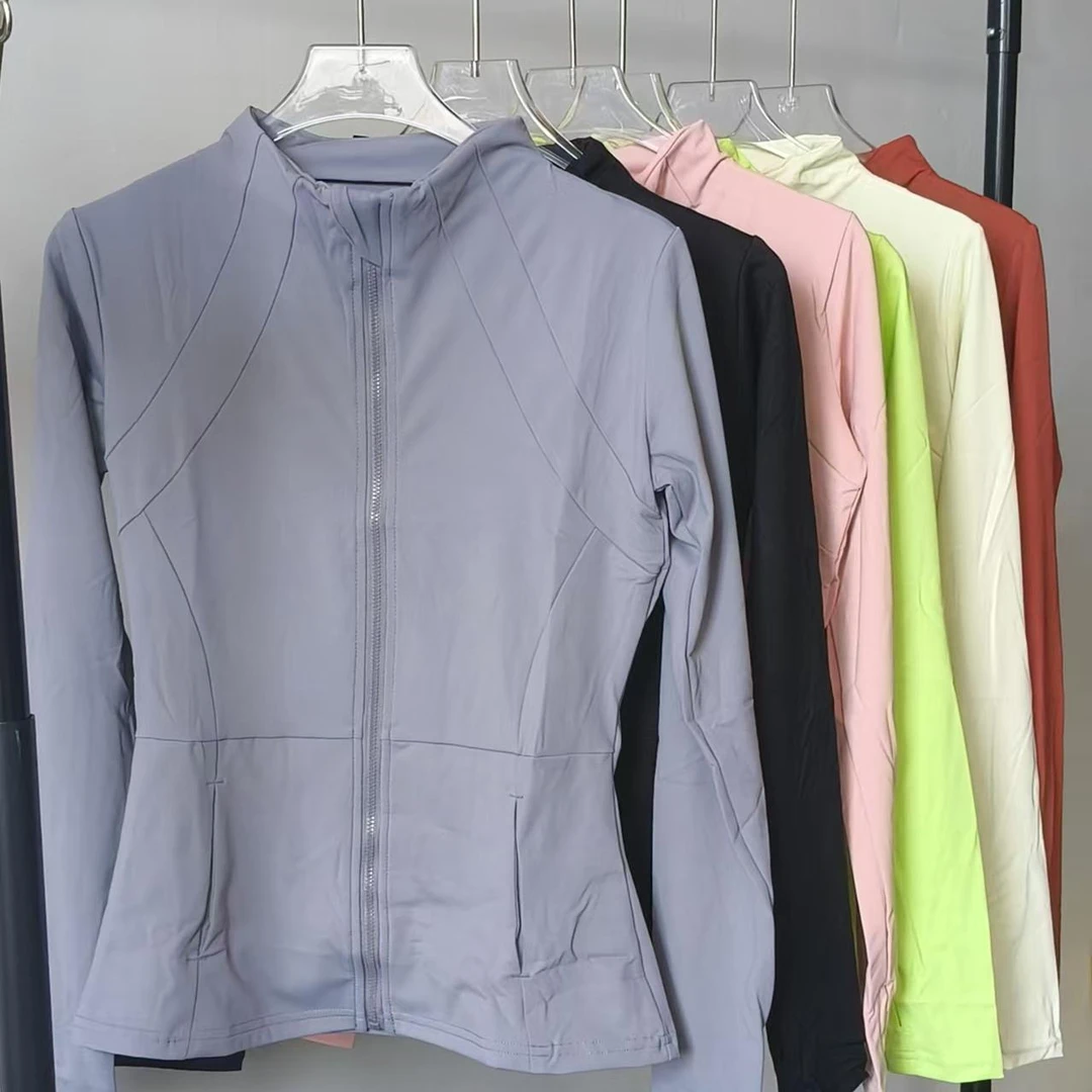 立领拉链运动瑜伽外套WT4