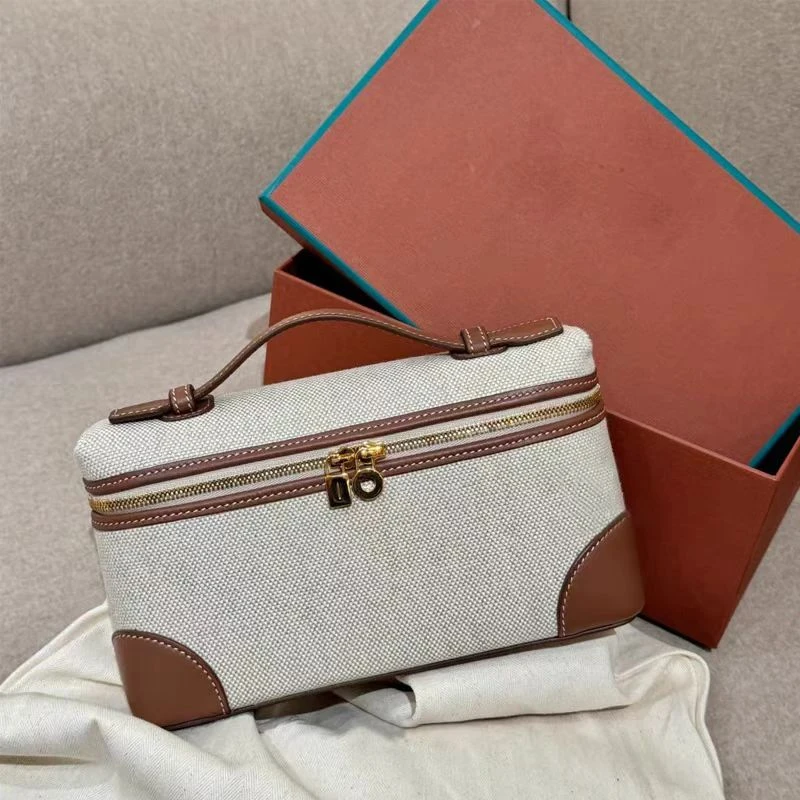 Nancy Lara 2025新高级感饭盒包复古头层牛皮手拿包斜跨小方包