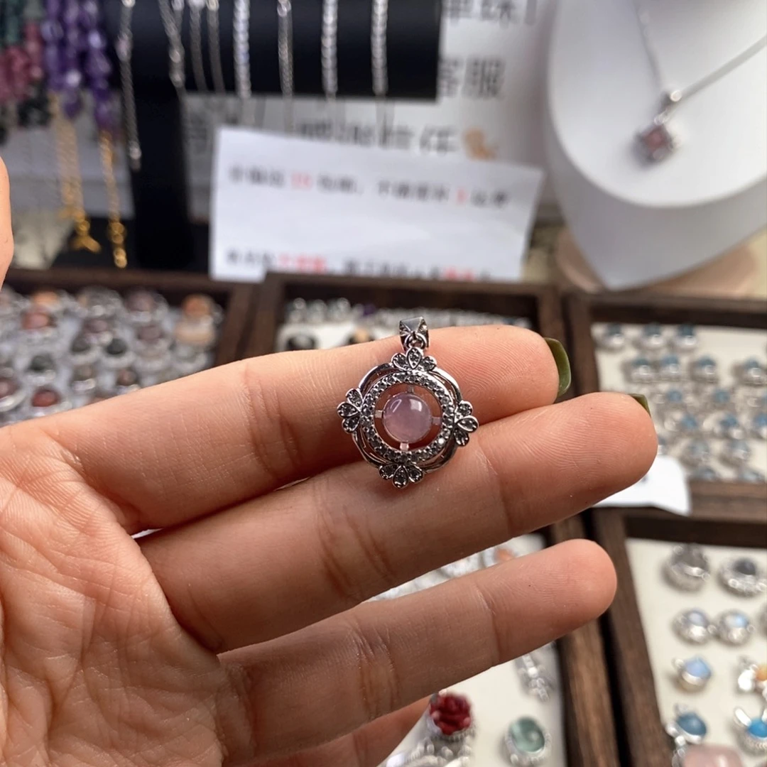 水晶吊坠未镶嵌e***酱