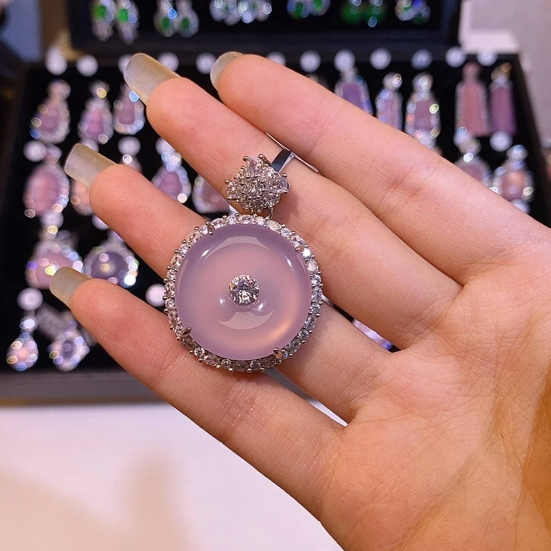 玛瑙/玉髓颈饰合金