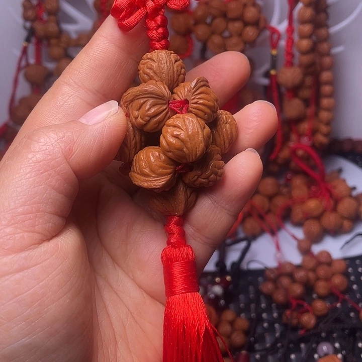 吊坠桃核龙纹桃枭