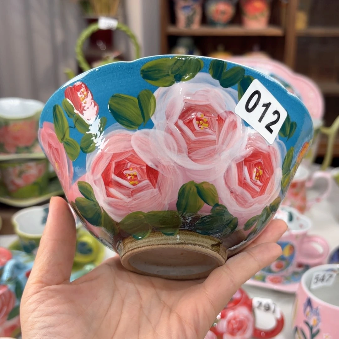 景德镇手绘高温釉下彩陶瓷茶具
