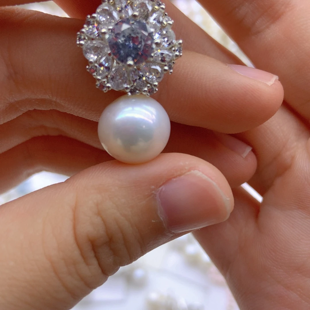 淡水珍珠耳饰未镶嵌