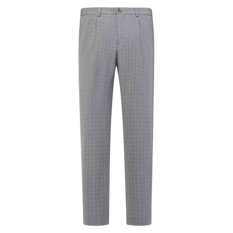 J1677鸟秋薄款男式西裤 中腰修身商务休闲长裤 211723