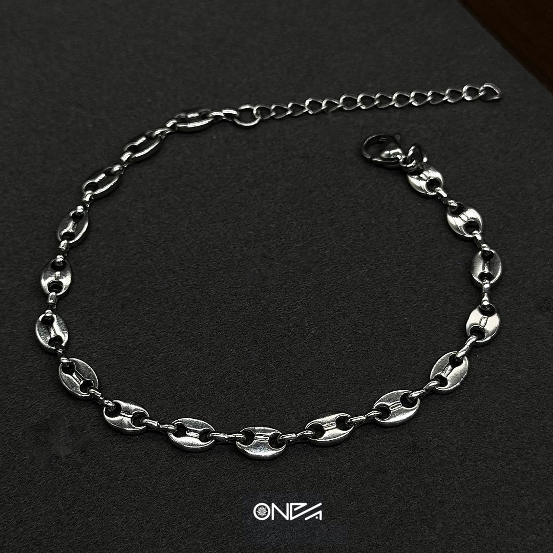 钛钢手链 ONEPART轻奢不掉色猪鼻子男女通用手链