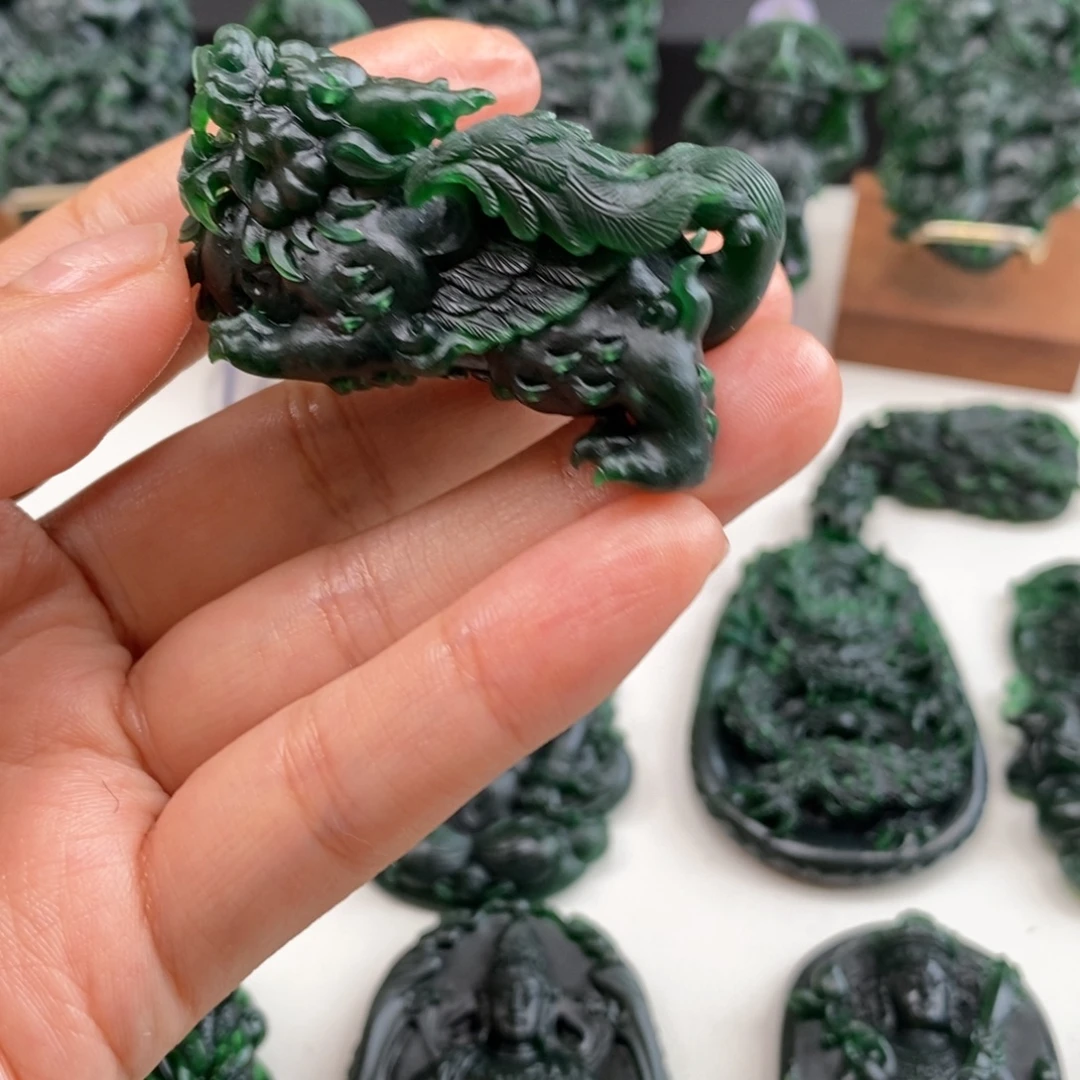 义***定制翡翠未镶嵌貔貅