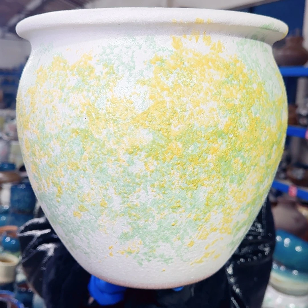 紫砂花盆高23口25