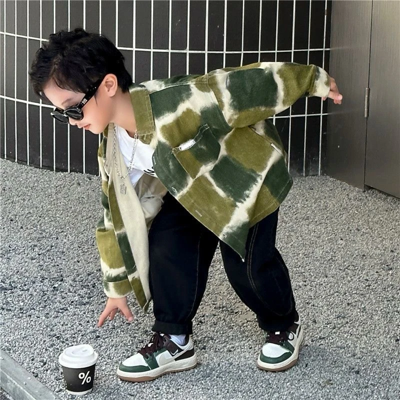 【614】外套上衣春秋男童洋气韩版开衫春装