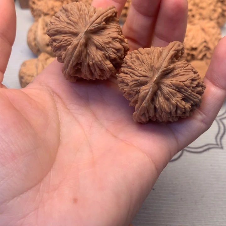 陈***河文玩核桃把件山地楼