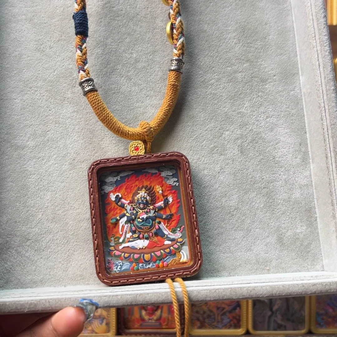 吊坠雨*纯皮擦擦大黑天