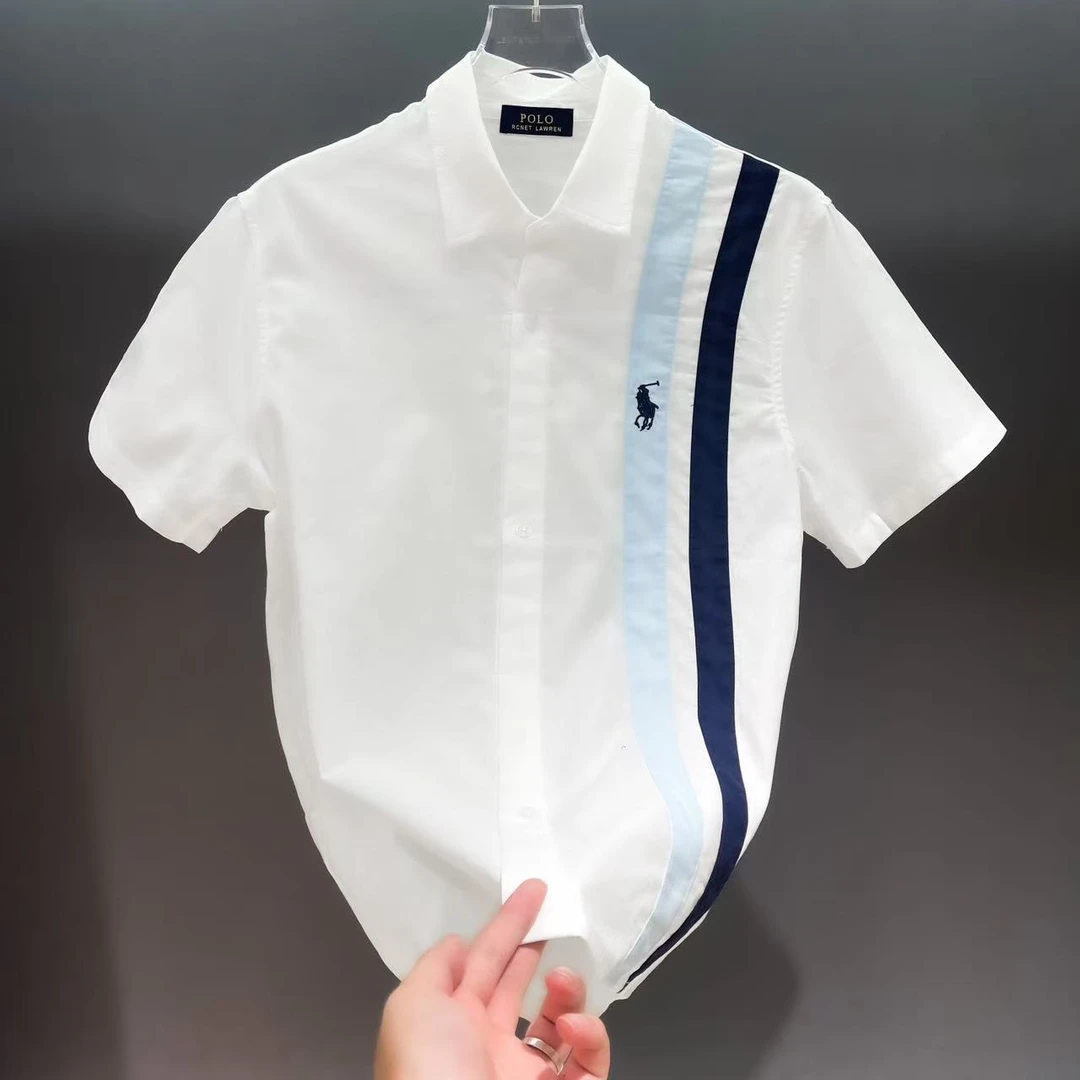 【妍选】休闲时尚男女款透气衬衫翻领衬衣Polo衫P039