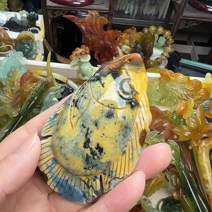 蛇纹石玉未镶嵌发簪